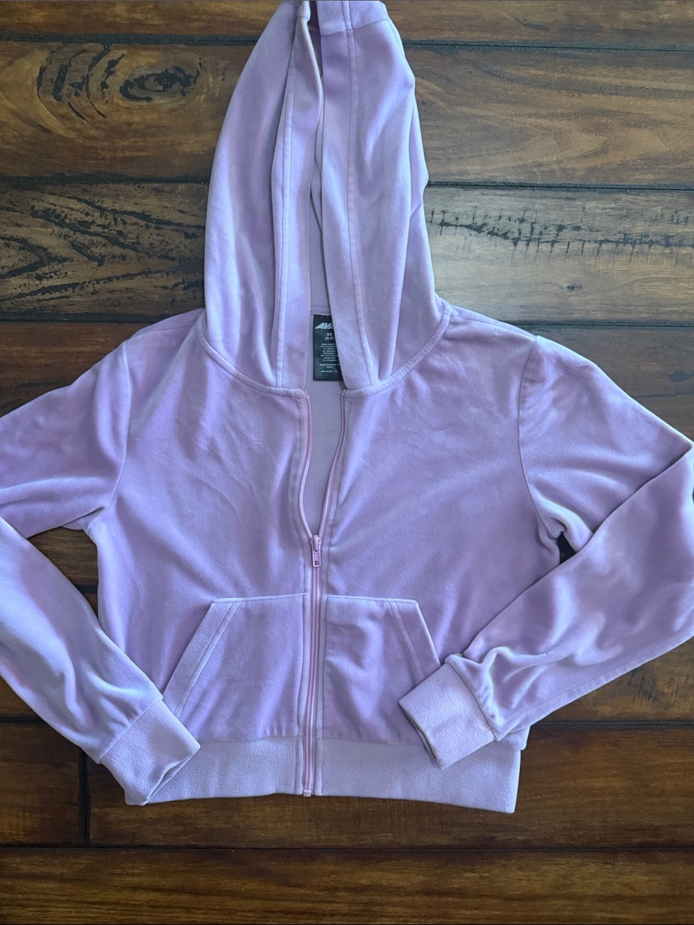 Avia Like New Lavender Zip-Up Hoodie Jacket